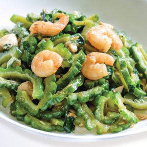 Stir-Fried Ampalaya and Malunggay